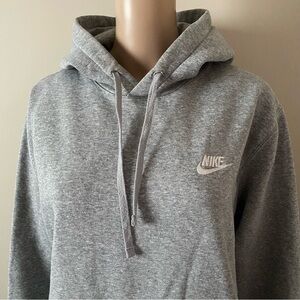 Nike Embroidered Heather Gray Hoodie, size large
